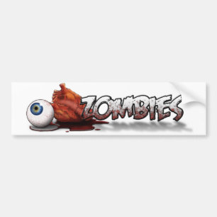 Autocollant De Voiture Adhésif pour pare-chocs d'EyeHeartZombies