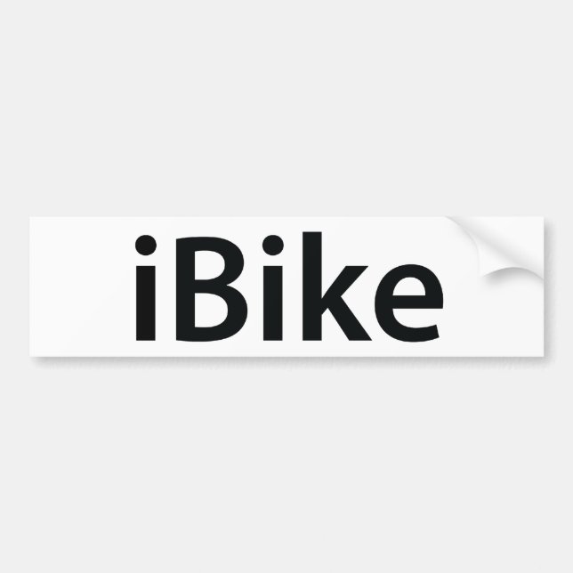 Autocollant De Voiture adhésif pour pare-chocs d'iBike (Devant)