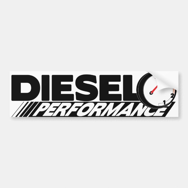 Autocollant De Voiture Adhésif pour pare-chocs diesel de Preformance (Devant)