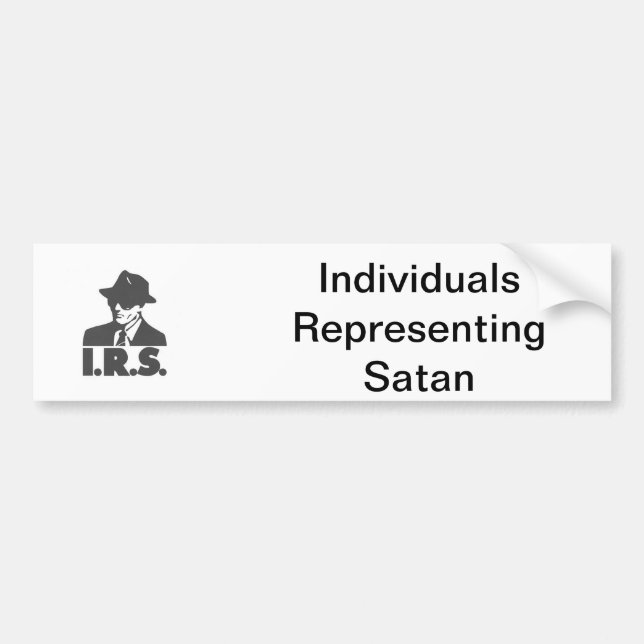 Autocollant De Voiture Adhésif pour pare-chocs d'IRS (Devant)