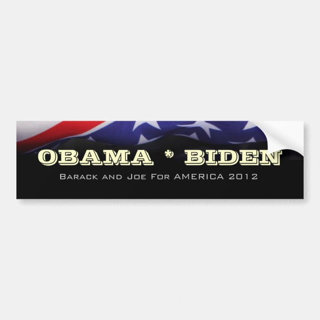 Autocollant De Voiture Adhésif pour pare-chocs d'Obama/campagne de Biden (Devant)