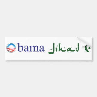 Autocollant De Voiture Adhésif pour pare-chocs d'Obama Jihad