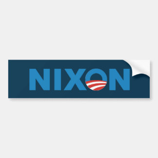 Autocollant De Voiture Adhésif pour pare-chocs d'Obama Nixon
