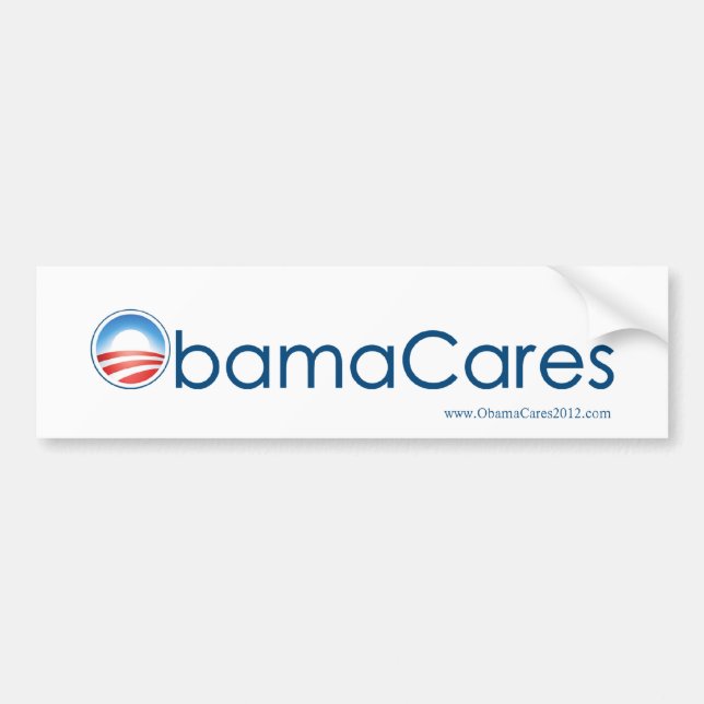 Autocollant De Voiture Adhésif pour pare-chocs d'ObamaCares (bleu sur le (Devant)