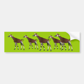 Autocollant De Voiture Adhésif pour pare-chocs d'okapi