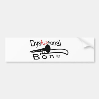 Autocollant De Voiture Adhésif pour pare-chocs d'os de Dysfunktional