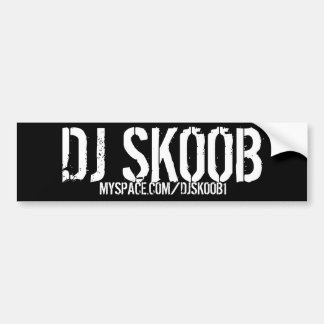 AUTOCOLLANT DE VOITURE ADHÉSIF POUR PARE-CHOCS DU DJ SKOOB