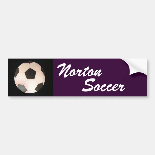 Autocollant De Voiture Adhésif pour pare-chocs du football de Norton (Devant)