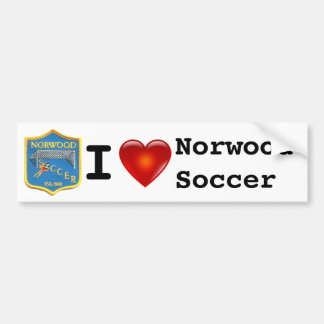Autocollant De Voiture Adhésif pour pare-chocs du football de Norwood