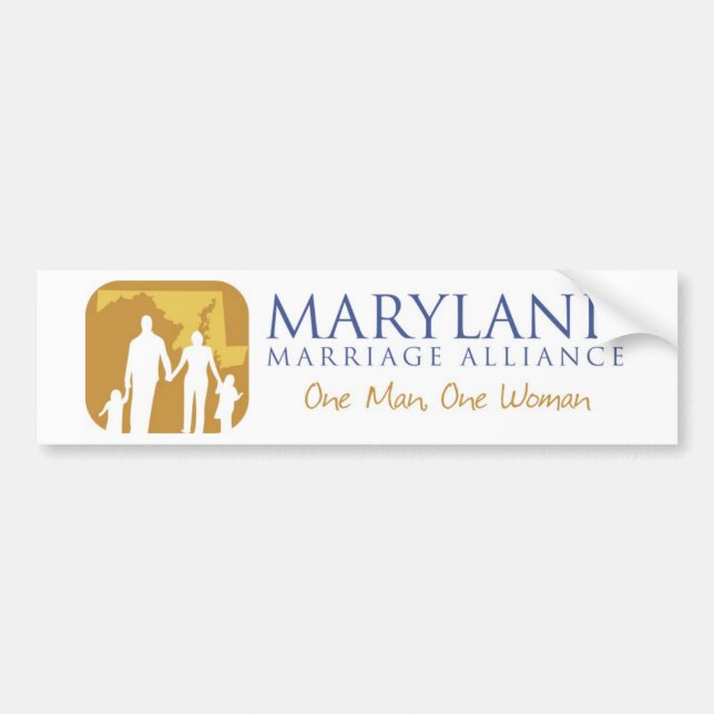 Autocollant De Voiture Adhésif pour pare-chocs du Maryland (Devant)