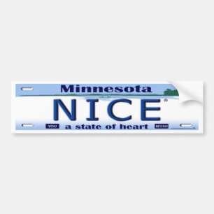 Autocollant De Voiture Adhésif pour pare-chocs du Minnesota Nice®