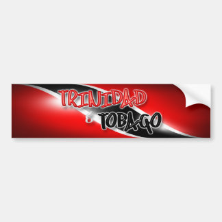 Autocollant De Voiture Adhésif pour pare-chocs du Trinidad et du Tobago