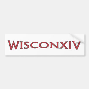 Autocollant De Voiture Adhésif pour pare-chocs du Wisconsin 14