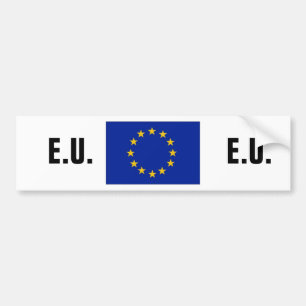 Autocollant De Voiture Adhésif pour pare-chocs d'Union européenne