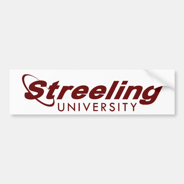 Autocollant De Voiture Adhésif pour pare-chocs d'UNIVERSITÉ de STREELING (Devant)