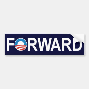 Autocollant De Voiture Adhésif pour pare-chocs "en avant" de Barack Obama