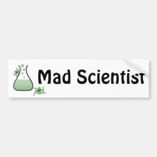 Autocollant De Voiture Adhésif pour pare-chocs fol de scientifique