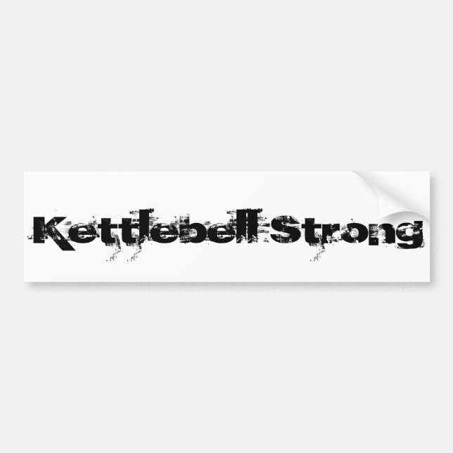 Autocollant De Voiture Adhésif pour pare-chocs fort de Kettlebell (Devant)