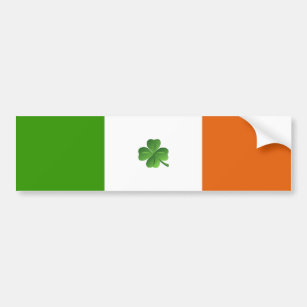 Autocollant De Voiture Adhésif pour pare-chocs irlandais de drapeau
