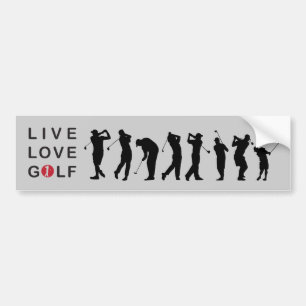 Autocollant De Voiture Adhésif pour pare-chocs jouant au golf de golf