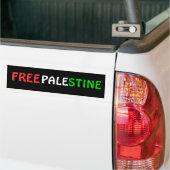 Autocollant De Voiture Adhésif pour pare-chocs LIBRE de la PALESTINE (On Truck)
