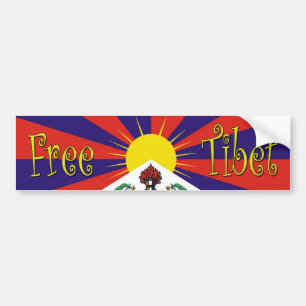 Autocollant De Voiture Adhésif pour pare-chocs libre du Thibet
