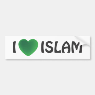 Autocollant De Voiture Adhésif pour pare-chocs - l'Islam d'amour d'I