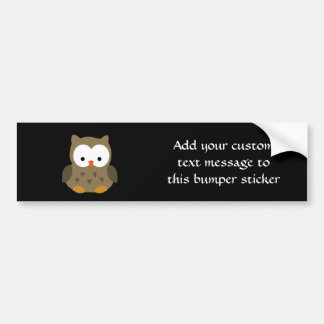 Autocollant De Voiture Adhésif pour pare-chocs mignon de hibou de bébé