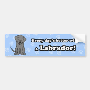 Autocollant De Voiture Adhésif pour pare-chocs mignon de Labrador de