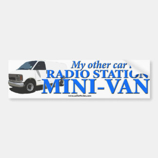 Autocollant De Voiture ADHÉSIF POUR PARE-CHOCS - mon autre voiture est…