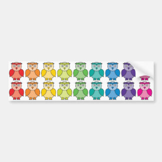 Autocollant De Voiture Adhésif pour pare-chocs - motif mignon de hibou