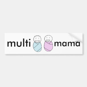 Autocollant De Voiture Adhésif pour pare-chocs multi de maman