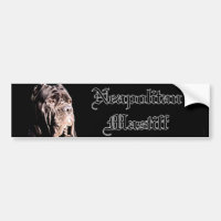 Adhésif pour pare-chocs napolitain de mastiff
