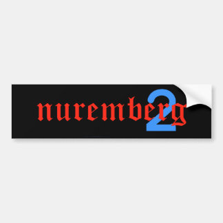 Autocollant De Voiture adhésif pour pare-chocs nuremberg2