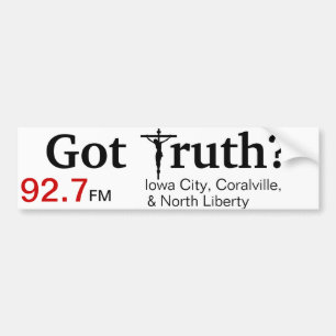 Autocollant De Voiture Adhésif pour pare-chocs par radio catholique (Iowa