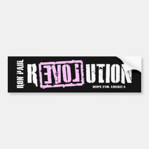 Autocollant De Voiture Adhésif pour pare-chocs (rose) de révolution de