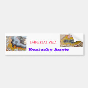 Autocollant De Voiture ADHÉSIF POUR PARE-CHOCS ROUGE IMPÉRIAL d'agate d