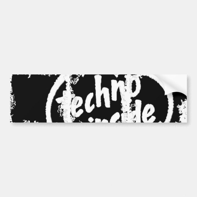 Autocollant De Voiture Adhésif pour pare-chocs sale de photo (Devant)