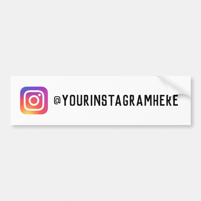 Autocollant De Voiture adhésif pour pare-chocs social de coutume de (Devant)