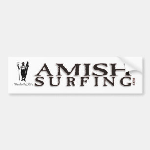 Autocollant De Voiture Adhésif pour pare-chocs surfant amish