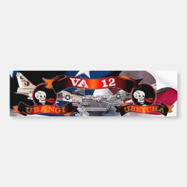 Autocollant De Voiture adhésif pour pare-chocs va12 (Devant)