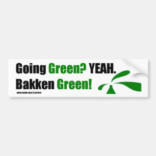 Autocollant De Voiture Adhésif pour pare-chocs vert de Bakken avec le