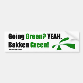 Autocollant De Voiture Adhésif pour pare-chocs vert de Bakken avec le