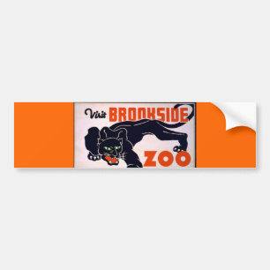 Autocollant De Voiture Adhésif pour pare-chocs vintage de panthère noire