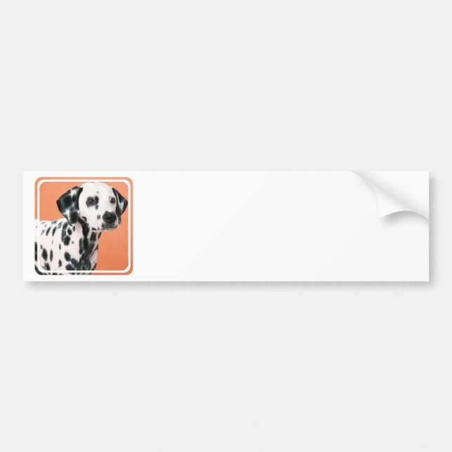 Autocollant De Voiture Adhésifs pour pare-chocs dalmatiens de chiots (Devant)