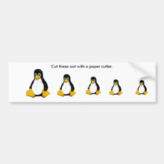 Autocollant De Voiture Adhésifs pour pare-chocs de Tux