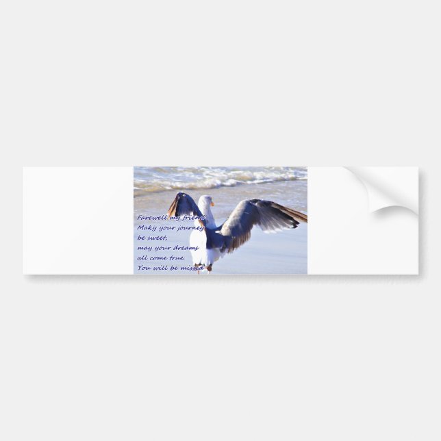 Autocollant De Voiture Adieu_ (Devant)