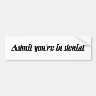 Autocollant De Voiture admityouareindenial