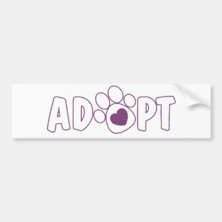 Autocollant De Voiture Adoptez