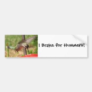 Autocollant De Voiture AF colibri Bumpersticker